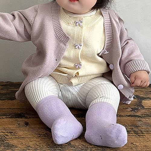 Kids Girls Knit Cardigan Button Down Open Front Soft Sweater Toddler Plain Long Sleeve Ribbed Knit Cardigan Jackets2