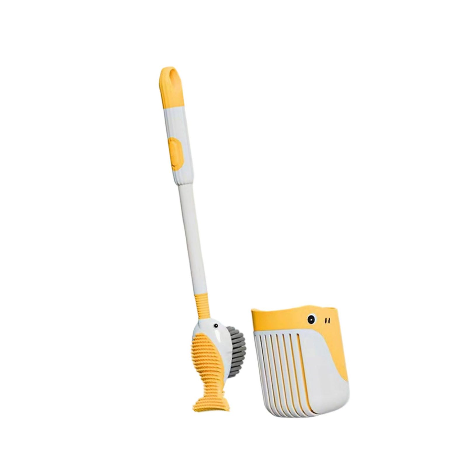Handle Toilet Brush and Holder Bowl Dispenser Liquid with Stand for Bathroom Accessories Bowl Cleaner