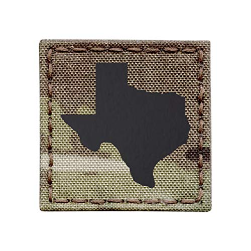 Texas Infrared IR 2x2 Lone Star Tactical Morale Hook Patch (Multicam)
