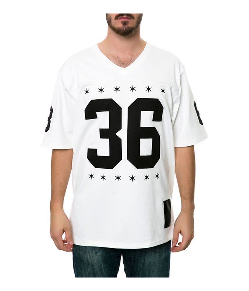 Mens The Blvck Football Jersey, White, Large