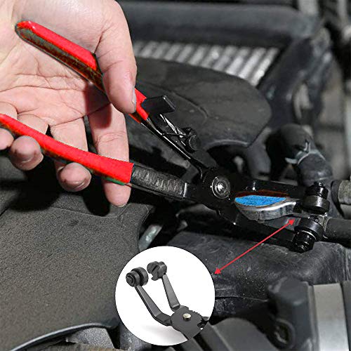 Ferramenta de reparo de alicate de mangueira de 2 peças, alicate de braçadeira de mangueira de banda