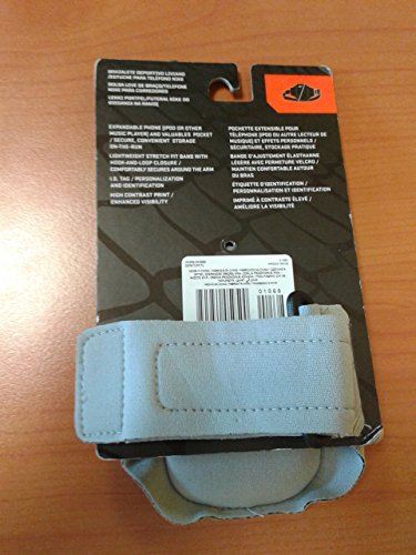 Cartera de brazo Nike running ligera para guardar llaves gris 3