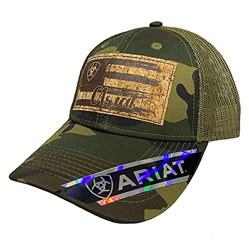 Casquette mesh Ariat pour femme motif camouflage avec patch en liège