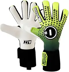 Luva Goleiro Profissional N1 Scorpius 2.0 Cor:Neon, Tamanho:8
