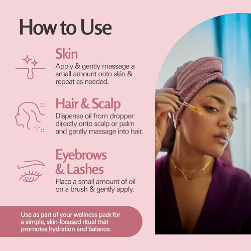 Image of 100% Organic Cold-Pressed Black Castor Oil for Hair Growth, Promotes Thicker Lashes and Eyebrows | Hexane-Free & Unrefined in a 4 fl oz Glass Bottle with Dropper | Eyebrow and Eyeliner Brush Included