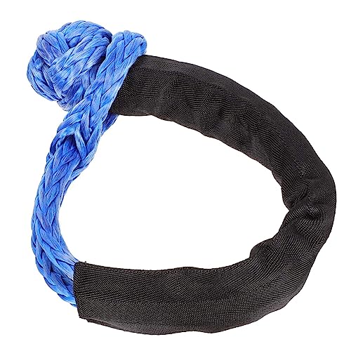 GRIRIW Heavy Duty Tow Straps Soft Shackle 17 Ton Capacity Portable Rope Shackle