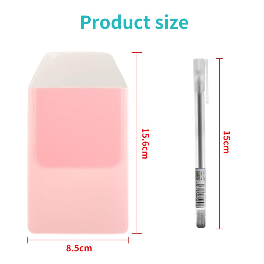 Portapenne Tascabile In Pelle | Proteggi Tasche | Per Infermieri E Business | Set Da 3 - Foto 2