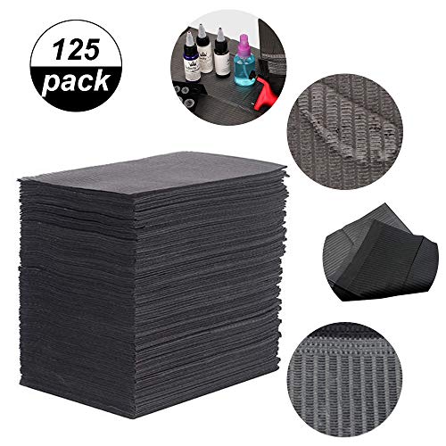 Jconly Dental Bibs - 125PCS Waterproof Tattoo Piercing Bibs Disposable 3 Ply Dental Patient Bib Tattoo Tray Covers Waterproof Napkins Dental Napkin Tattoo Supplies Tattoo table mat - Thumbnail 4