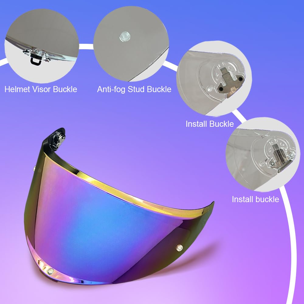 Amazon.com: BSTOP K6 Shield Visor for AGV K6 K6S Face Shield