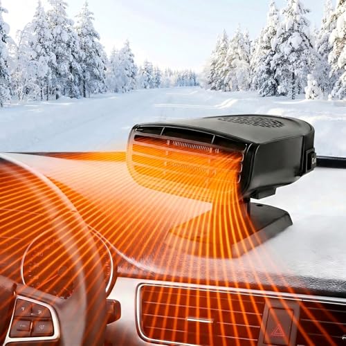 Car Heater Portable Car Heater : Portable Defrost Defogger That Plugs into Cigarette Lighter for SUV...