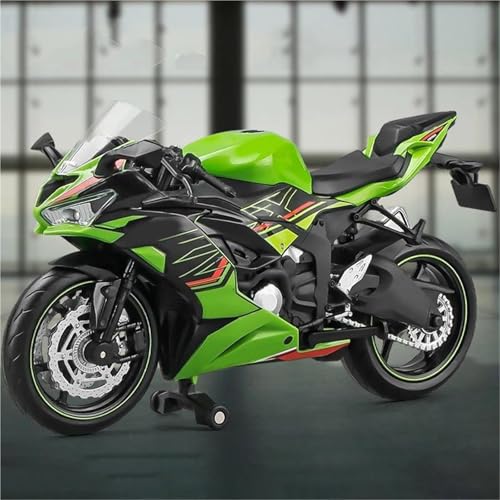 Modèle réduit Kawasaki Ninja ZX6R 1:12 avec véritable suspension Shork-Absorber