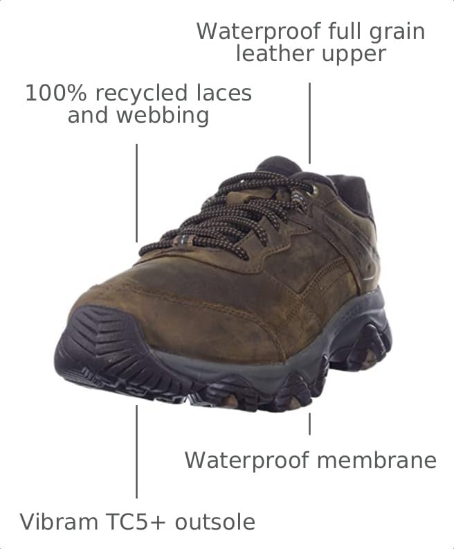 Image of Merrell Men's Moab Adventure 3 Wp | Hiking Shoes