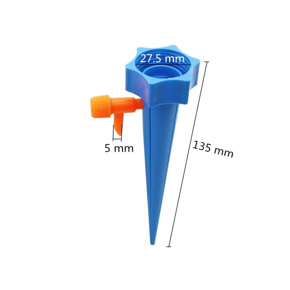 Kit tubo flessibile dell'irrinkler pianta Impianto Spiked Waterers con registrabile del dispositivo della valvola automatica Self-Watering Giardino Economia domestica irrigazione a goccia Strumenti 50
