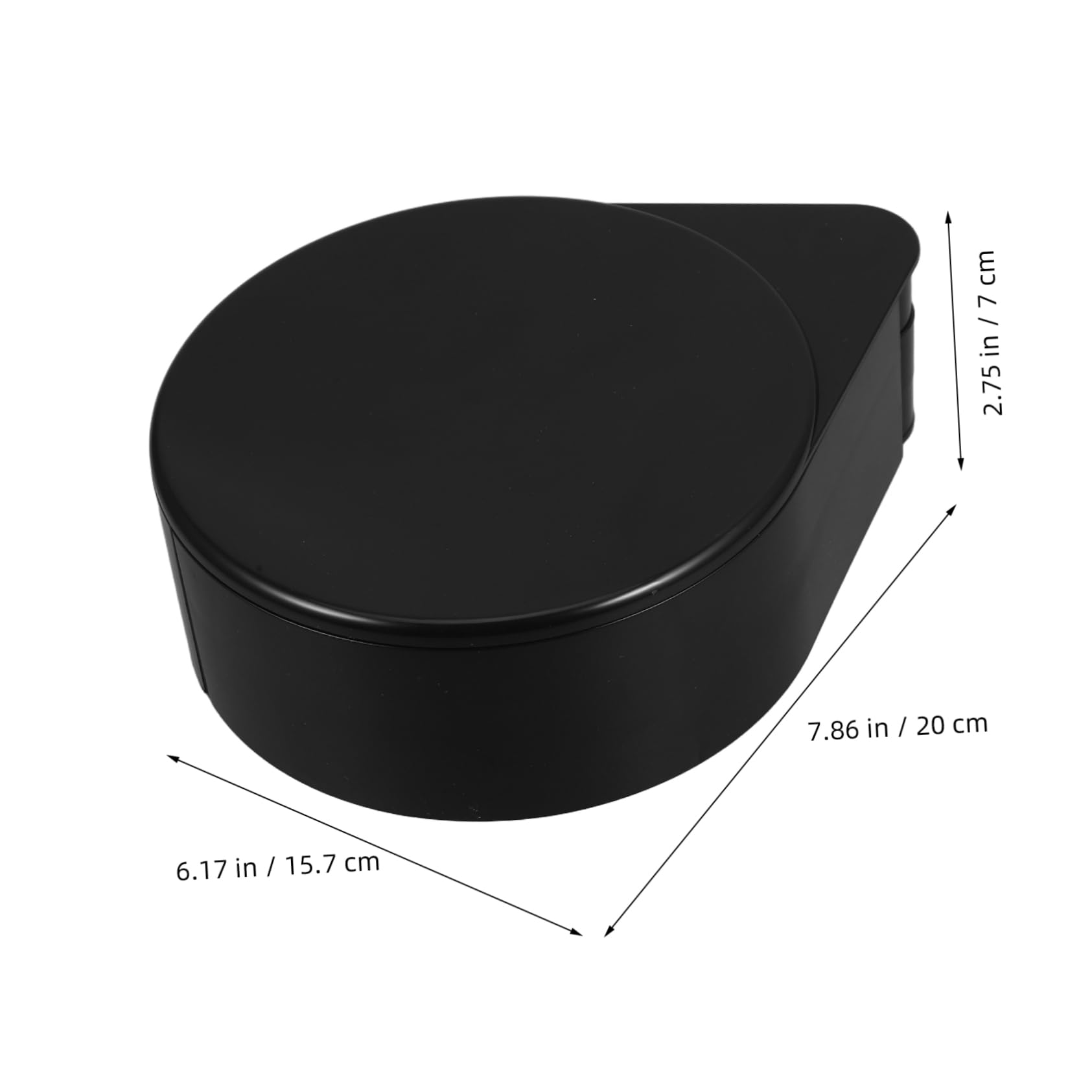 ABOOFAN Cocktail Salt Sugar Storage Canister 3-tier Plastic Box Lid Essential Seasoning Box for Bartending Home Kitchens