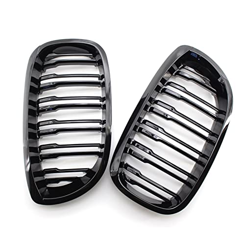 Grille de calandre double lamelle pour remplacer vos grilles ternies sur BMW Série 3 E46