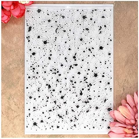 KWELLAM Ink Stamp Watermark Background Clear Stamps for Card Making Decoration and DIY Scrapbooking Cover