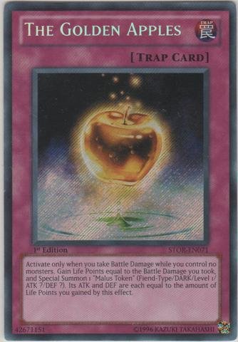 Amazon.com: Yu-Gi-Oh! - The Golden Apples (STOR-EN071) - Storm of Ragnarok  - Unlimited Edition