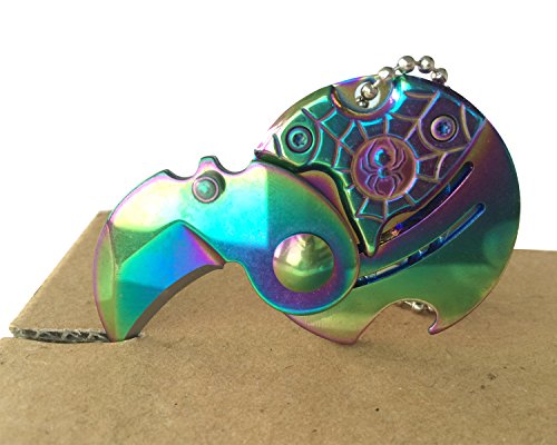 To Joy Multifunctional portable Coin Shaped Folding Pocket Knife,Keychain Knife Surprise Valentine Present