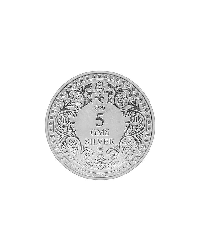 Goldhartz 999 Fine Silver Lakshmi Ganesh 5 gm Silver Coin for Saving/Gifting | Handcrafted | Worship God (GH1054) (B0D4F5BVH9) Amazon Price History, Amazon Price Tracker