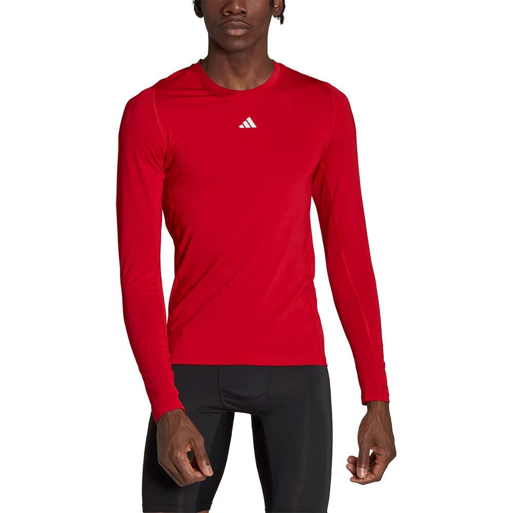 Adidas Techfit Aeroready Ls Top Red