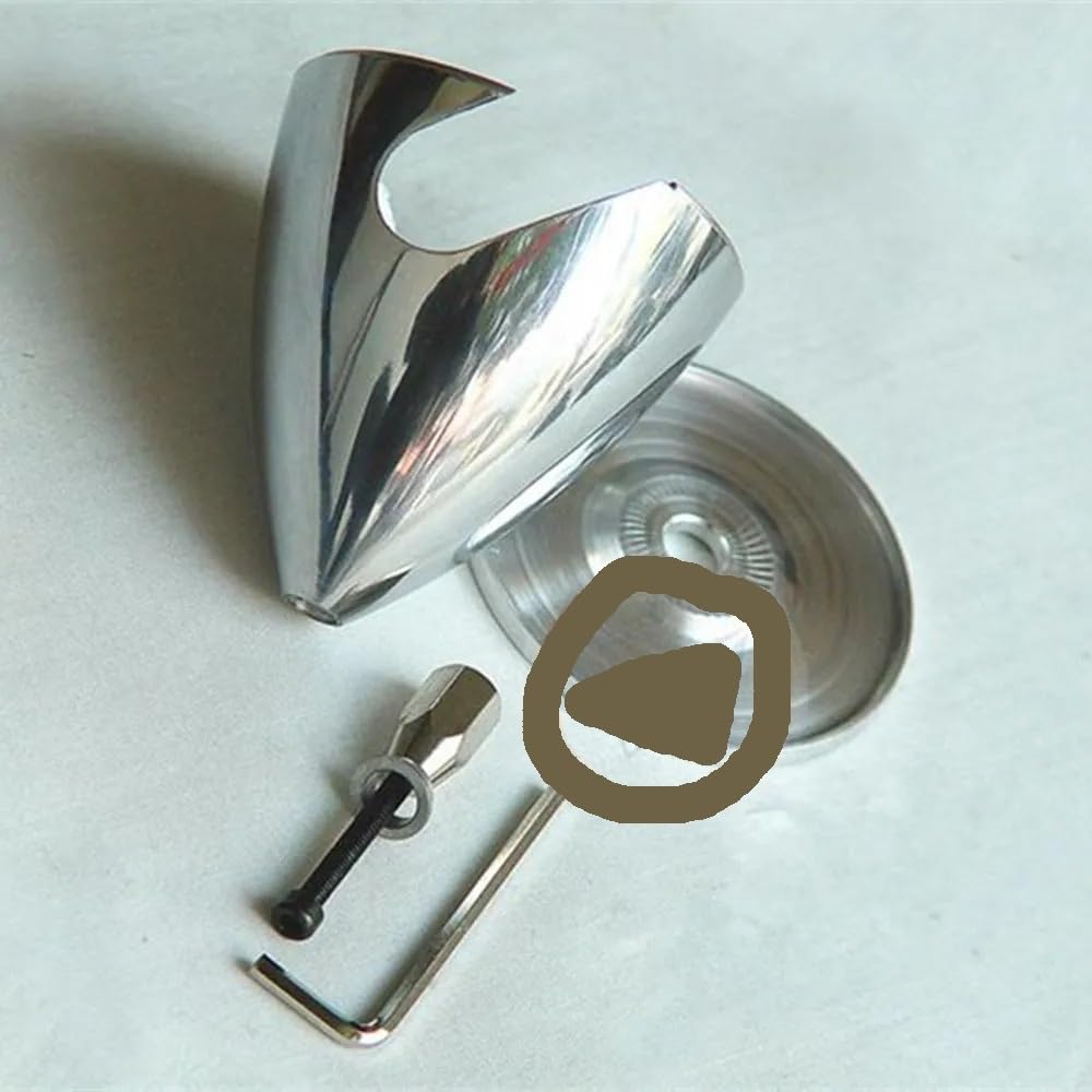 Cono hélice aluminio 32-114mm avión RC 2 palas motor