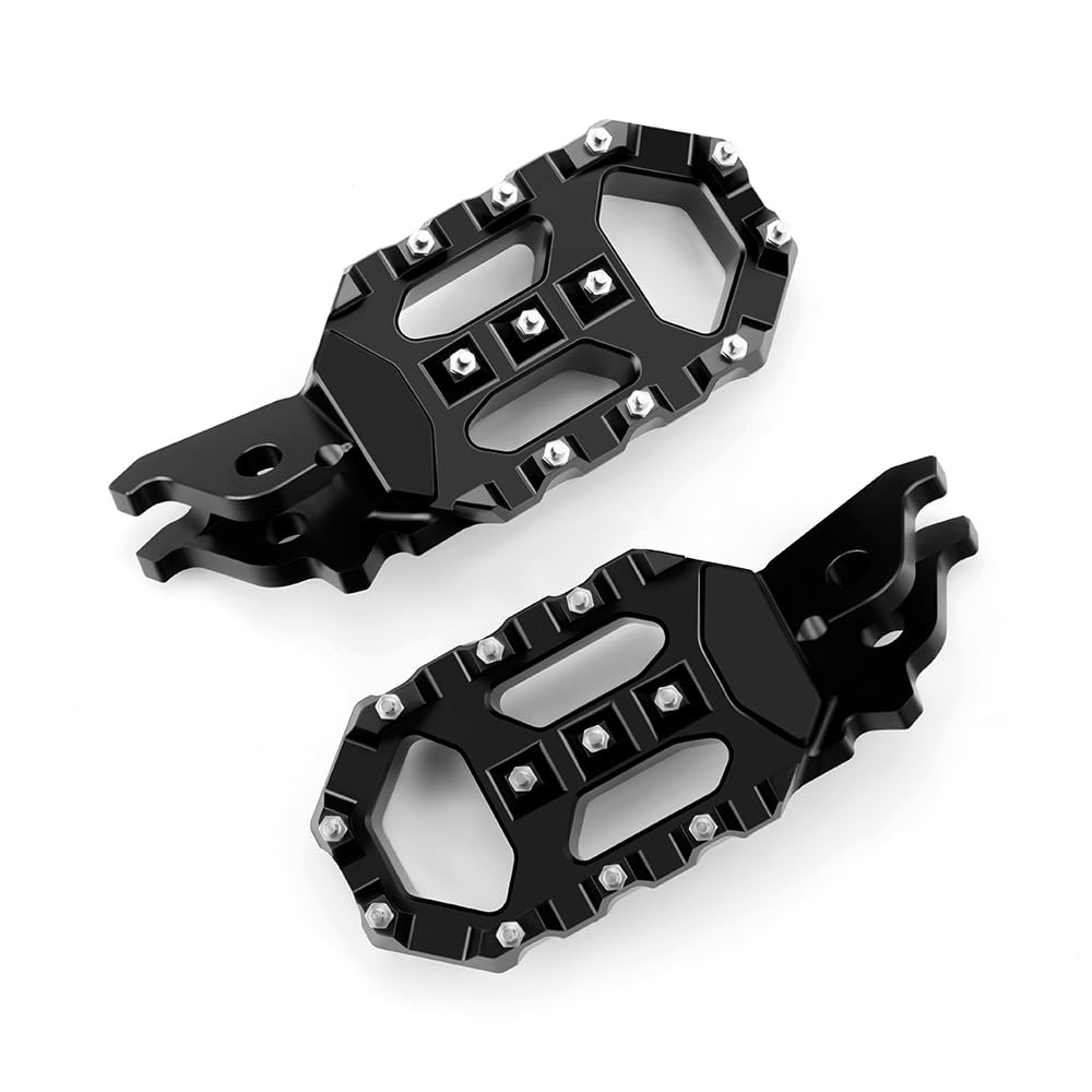 Modeer Podnóżki motocyklowe offroad akcesoria do CRF 1000L/1100L Africa Twin CRF 125R/250R/450R/250RX/450RX/250X/450X/450X/250L/300L/450L CR125R/250R XL750 Transalp -2025 (czarne) ) )