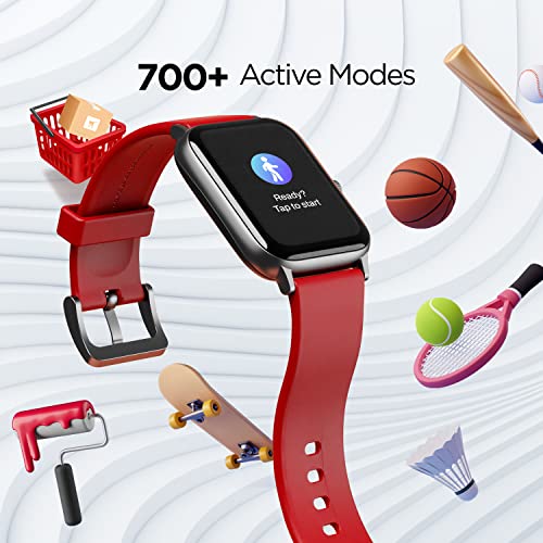 Image of Boat Xtend Pro Smart Watch w /Advanced Dedicated Bluetooth Calling Chip, Coins,Dial Pad, 1.78 AMOLED Display,ASAP (Fast) Charge,700+ Active Modes,Health Ecosystem(Raging Red)