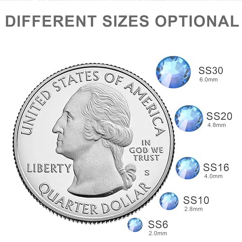 Image of Rhinestones for Crafts Jewels 2mm SS6 Galaxy Sky Crystal 1440pcs