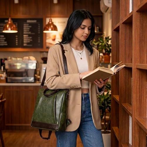 Image of VISMIINTREND Backpack Bags for Women | Rakhi Gift for Sister | Vegan Leather Laptop Bag for Women Office, Backpack for College, Daily Travel Bagpack - Rakshabandhan Gift For Sister
