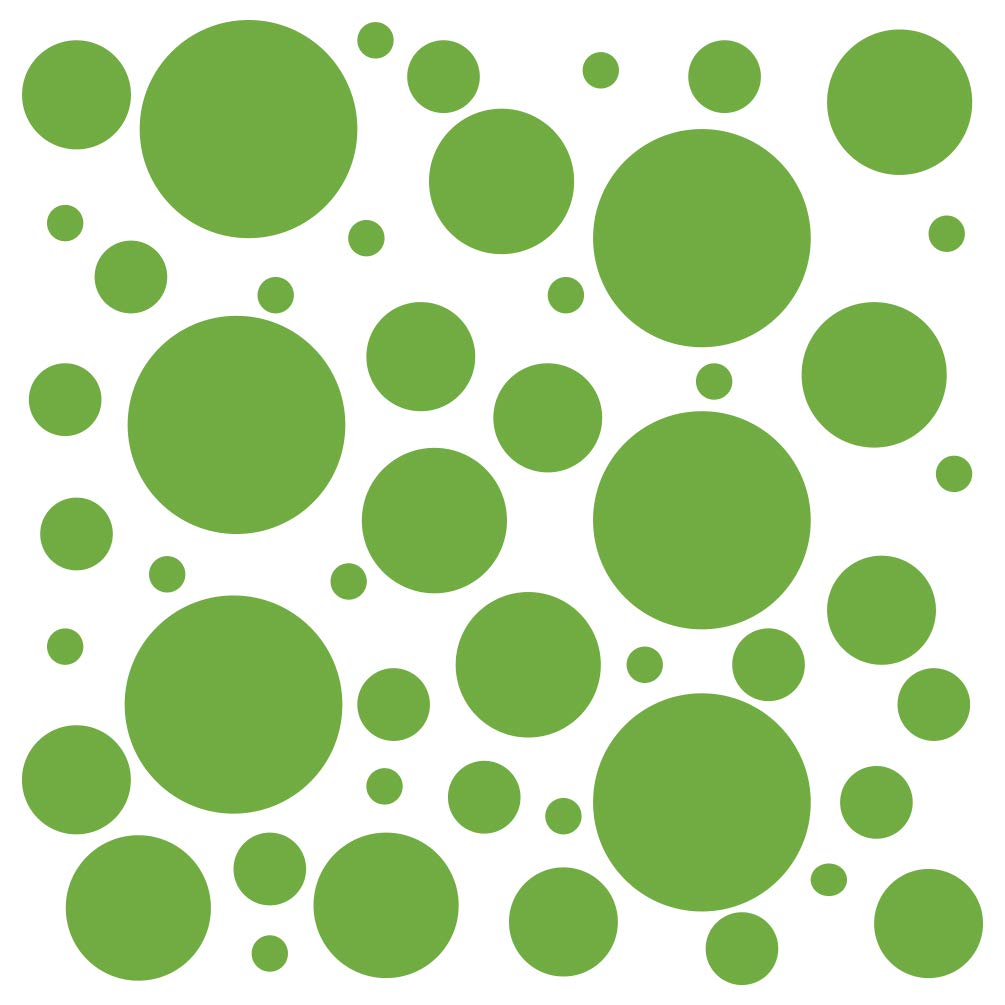 Lime Green Polka Dot Background