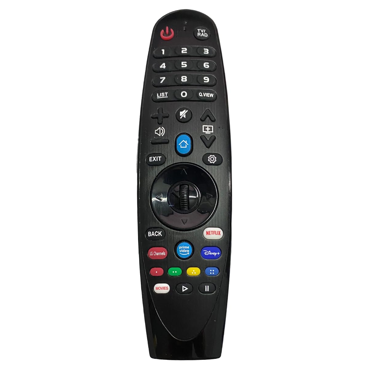 Replacement IR Remote for LG Smart OLED TV 75QNED85UQA 86QNED80AQA 86QNED80UQA 86QNED85AQA 86QNED85UQA 50UQ7570PUA 50UQ7570PUJ 55UQ7570PUA 55UQ7570PUJ