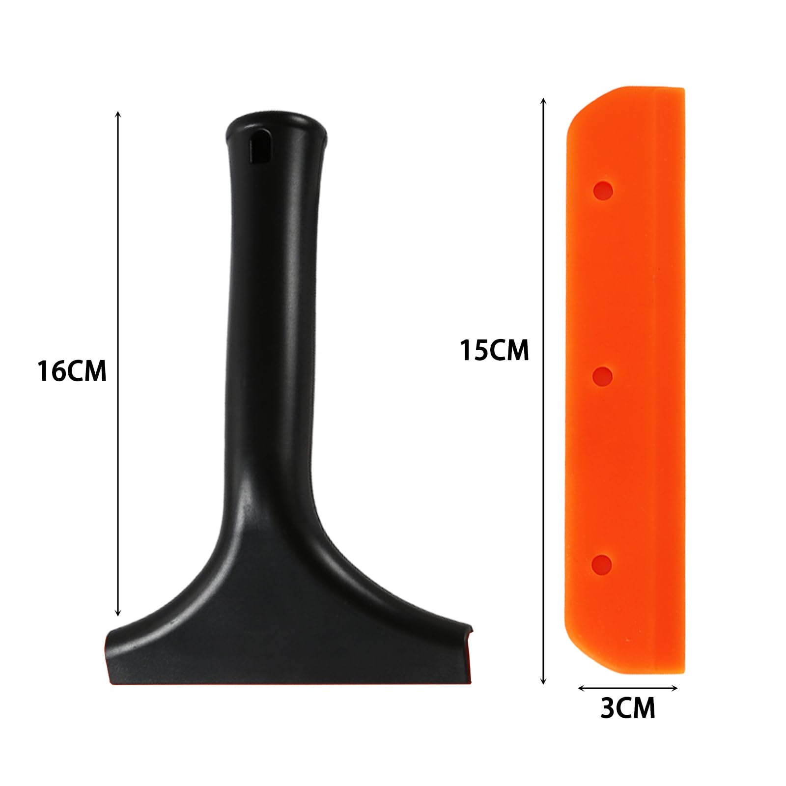 Tergivetro Per Doccia Estensibile - Lavavetri Con Manico Telescopico E Silicone, Nero, Per Finestre E Piastrelle - Foto 9