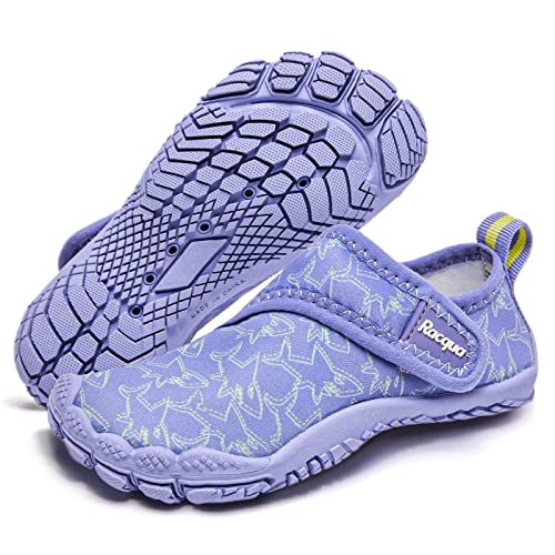 Racqua Toddler Boys Girls Slip-On Water Shoes Quick Dry Barefoot Aqua Shoes (Toddler/Little Kid)