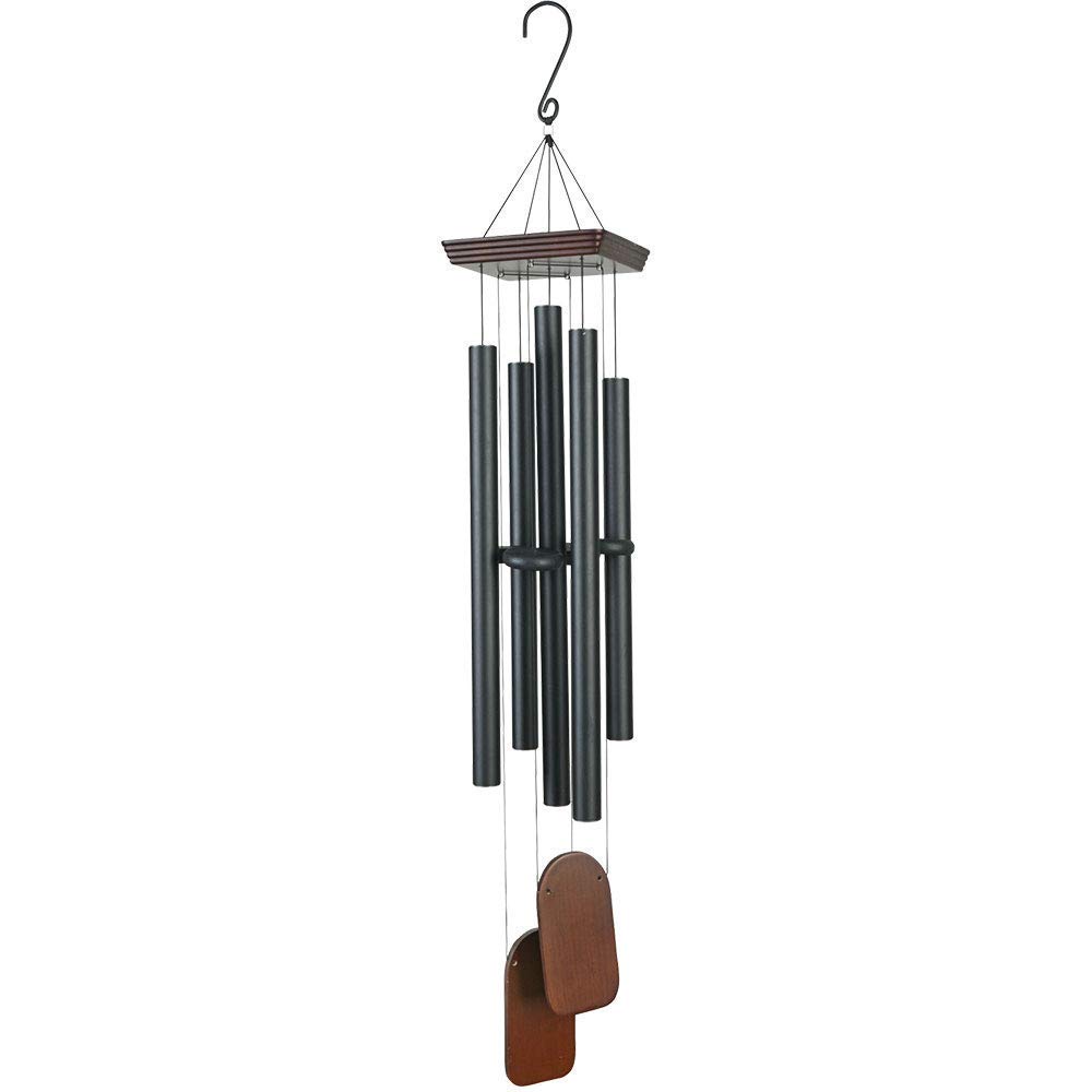 Himalayan Melody Wind Chime Symphony Black 48 inches Long Wind Chime Ideal Decoration Home, Balcony, Office and Garden Decor-image-8