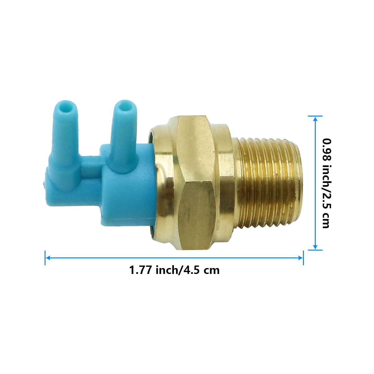 Riven Vanne de commutation sous vide bimétallique 90925-05068 9092505068 remplacement pour Camry 1983-2001, Celica 1984-1999, ES250 1990-1991, soupape de recirculation des gaz d'échappement