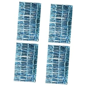 GARIOUANS 4 Stück Glitzernde Tischröcke Blau