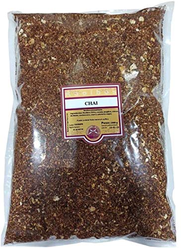 SABOREATE Y CAFE THE FLAVOUR SHOP Rooibos Chai Massai Leaf Tea Strand Infuso Naturale Dimagrante 1 kg