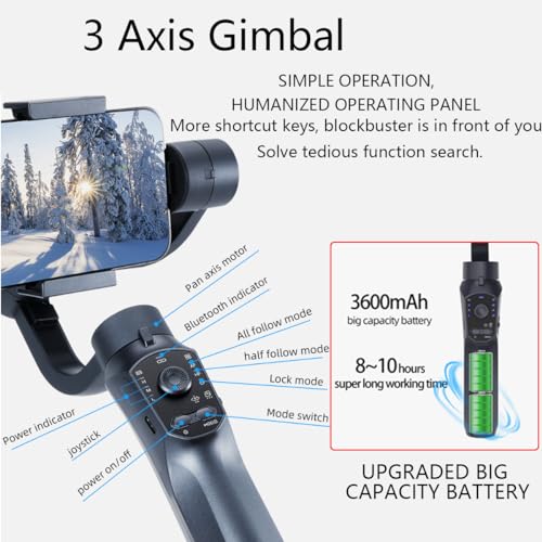 Estabilizador Mobile, Wireless estabilizador iphone Marca Dgenity (2)