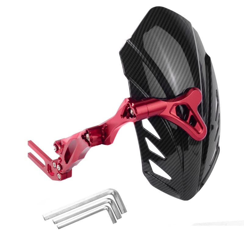 Image of MIPPO Carbon Fiber Rear Fender for N1S, U+b, M2, NGT & Little Monkey Bikes | Modified Scooter Mudguard Accessory