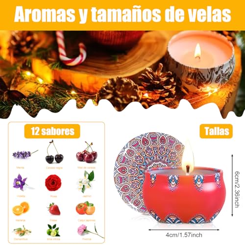 El mejor review de Velas aromáticas temática navideña Top diez. 27 Imagen adicional