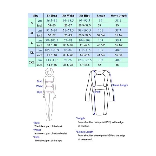 GRACE KARIN Women's Round Neck Hips-Wrapped Bodycon Pencil Dress L Black