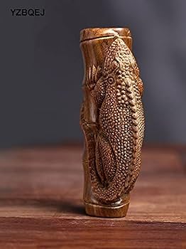 Amazon.co.jp: トカゲ 置物 天然木 绿檀木 でできたヤモリの