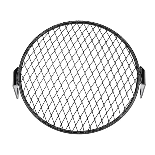 Pièces chopper et caferacer avec grille de protection de phare à diagonales