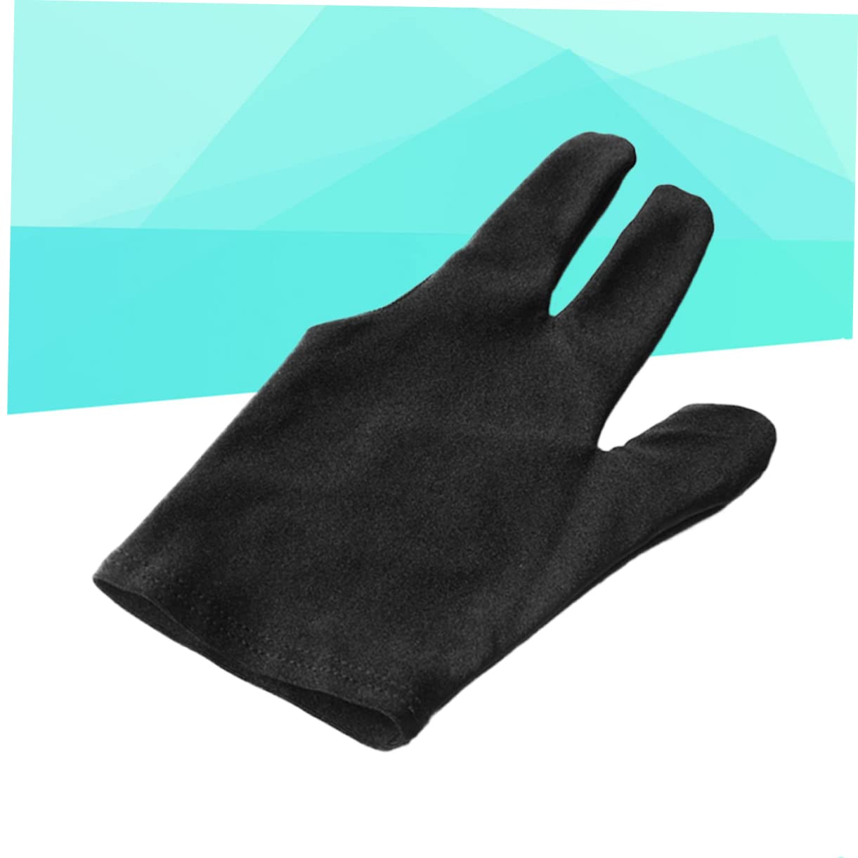 NAMOARLY 3-Finger Billiards Glove Snooker Glove Pool Accessory Style Flexible for Men Women