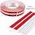 Corner Trim Molding, 1.6” x 20Ft Flexible Peel & Stick Wall Edge Protector, Inside/Outside Corner Guard, BOORIKA Self-Adhesive TPE Moulding Strip