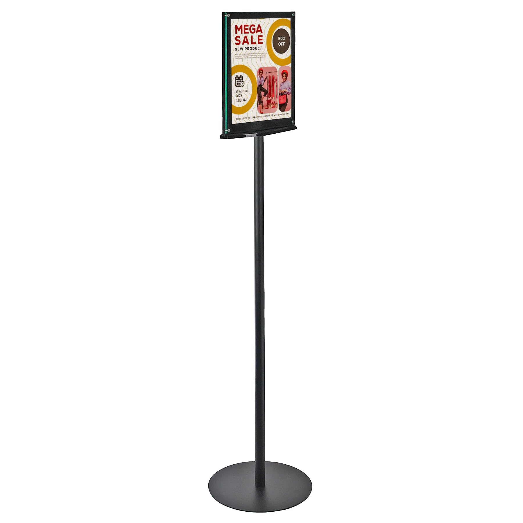 Amazon.com: Azar Displays 300355-BLK Double Sided Magnetic Sign