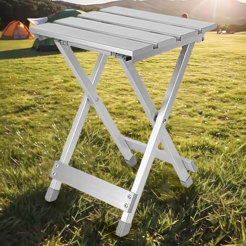 Mesa auxiliar plegable e impermeable para exteriores de terraza y jardin 6