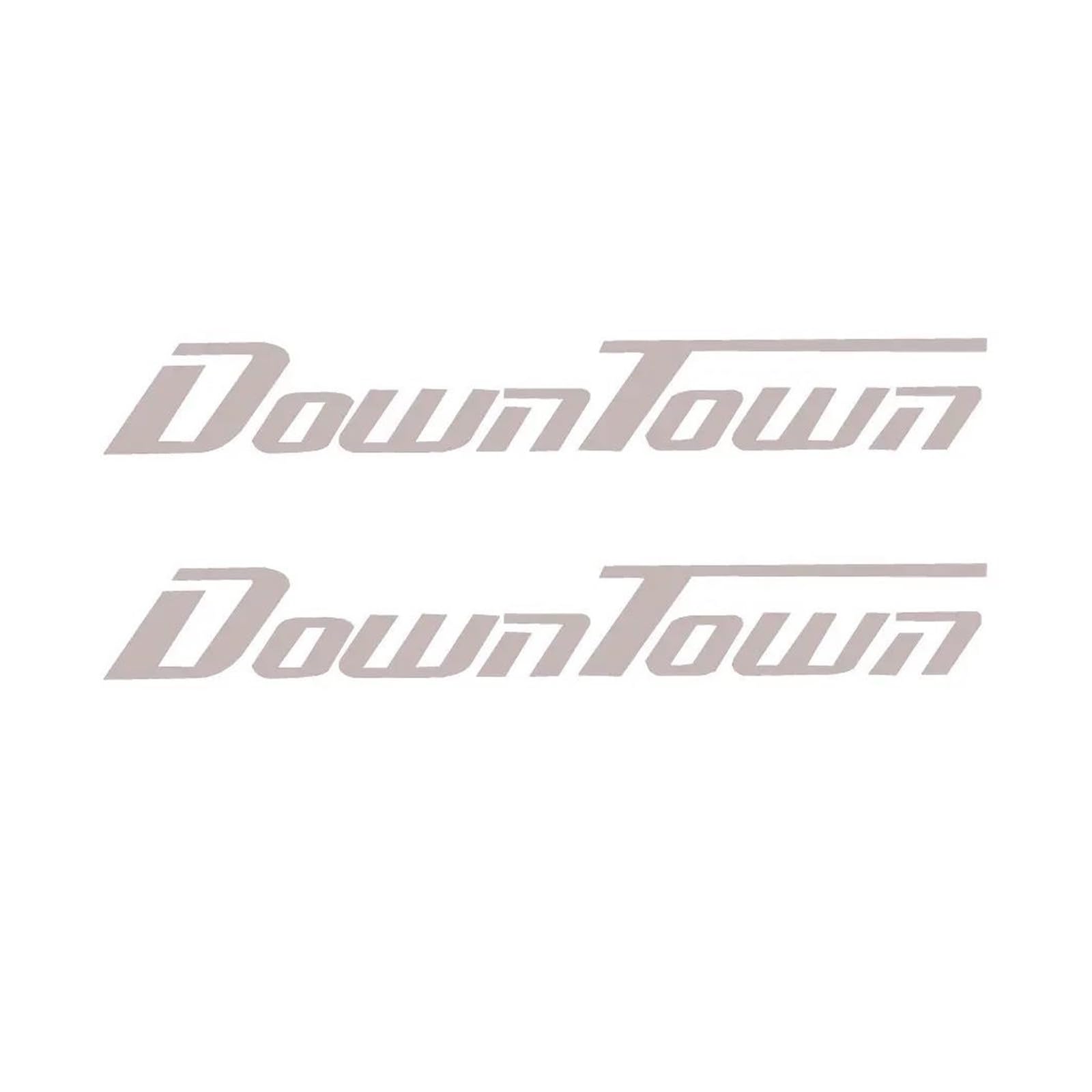 Decoration for Downtown 125i 200i 250i 300i Down Town 250 350 Glow Stickers Waterproof Reflection Decals Decoration(Gray)