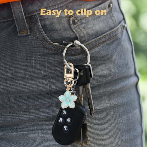 Image of Keychains Aesthetic, Cute Butterfly Bag Charms for Handbags, Alloy Metal Key Chain Set, Colorful Accessories for Women, Girls, Trendy Bag Charm for Car Keys