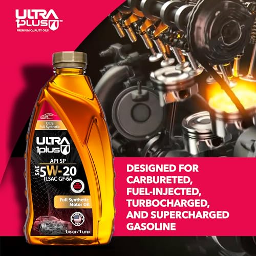 Image of SAE 5W-20 Full Synthetic Motor Oil API SP ILSAC GF-6A 12 Quarts